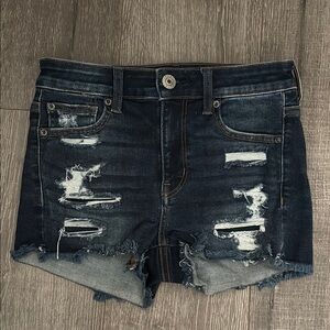 American Eagle High Rise Shorty Shorts Size 0